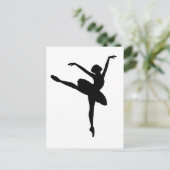 Balletttänzer Postkarte (Stehend Vorderseite)