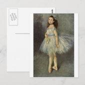 Balletttänzer Postkarte (Vorne/Hinten)