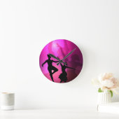 Balletttänzer Runde Wanduhr (Zuhause)