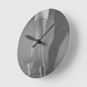 Balletttänzer Runde Wanduhr (Winkel)