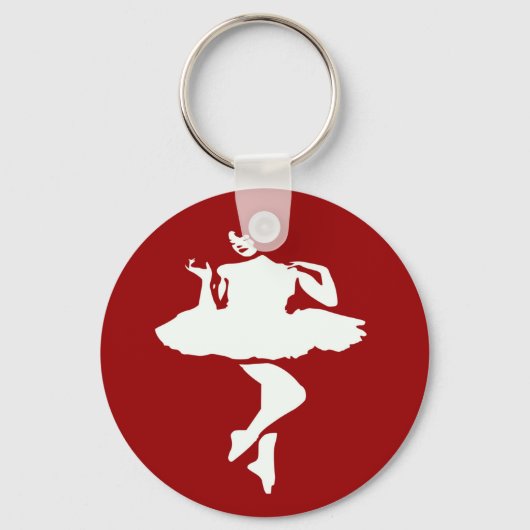 Balletttänzer Schlüsselanhänger (Vorderseite)