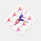 Balletttänzer Serviette (Ecke)