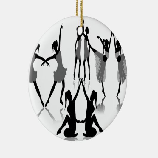 Balletttänzer-Setentwurf Keramikornament (Rechts)