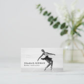 Balletttänzer, Tanzlehrer, Tänzer Visitenkarte (Stehend Vorderseite)