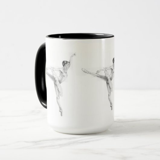 Balletttänzer Tasse (Vorderseite Links)