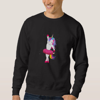 Balletttänzer Unicorn Rainbow Ballerina Sweatshirt