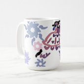 Balletttänzer Winter Zuckerpflaume Kaffeetasse (Vorderseite Links)