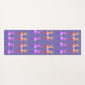 Balletttänzer Yogamatte (Rückseite (Horizontal))