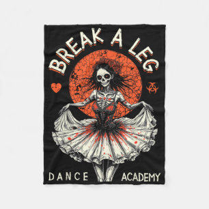 Balletttänzer Zombie Ballerina Tanzakademie Hunger Fleecedecke