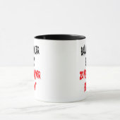 Balletttänzer Zombie Joke Tasse (Zentrum)