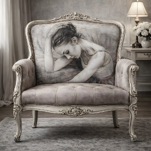 Balletttänzerin Decoupage Seidenpapier