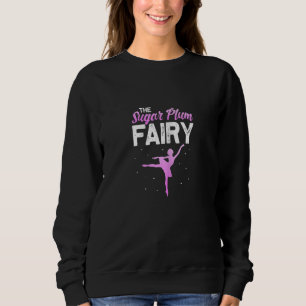 Balletttänzerin Der Sugar Plum Fairy Ballerina Tan Sweatshirt