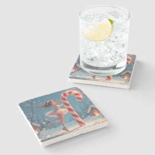 Balletttänzerin Junges Mädchen, Weihnachtsmanns Zu Steinuntersetzer