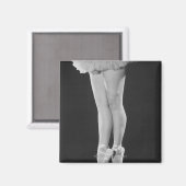 Balletttänzerin Magnet (Vorderseite/Rückseite)
