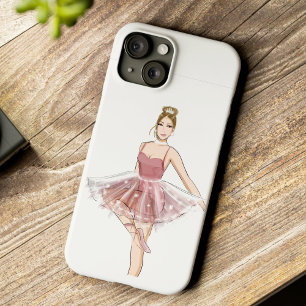 Balletttänzerin, Modeskizze, Case-Mate iPhone 14 Hülle