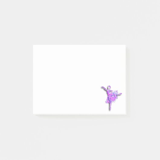 Balletttänzerin Post-it® Notizen (Vorderseite)