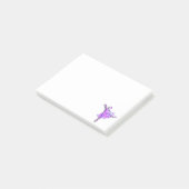 Balletttänzerin Post-it® Notizen (angewinkelt)