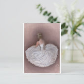 Balletttänzerin Postkarte (Stehend Vorderseite)