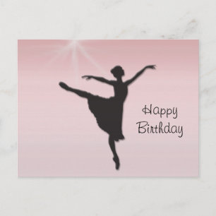 Balletttänzerin Postkarte