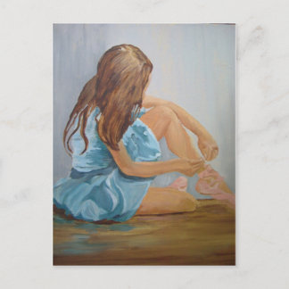Balletttänzerin Postkarte