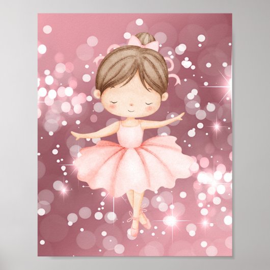 Balletttänzerin Wandkunst Poster (Vorne)