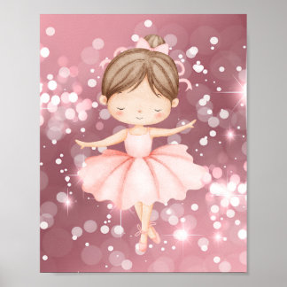 Balletttänzerin-Wandkunstposter Poster