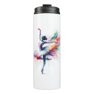 Balletttänzerin Wasserflasche Thermosbecher