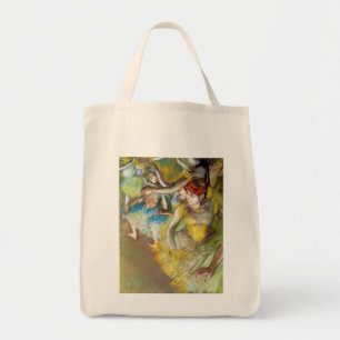 Balletttänzerinnen auf der Bühne von Degas Tragetasche
