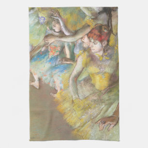 Balletttänzerinnen auf der Bühne von Edgar Degas Geschirrtuch
