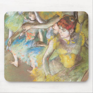 Balletttänzerinnen auf der Bühne von Edgar Degas Mousepad