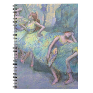 Balletttänzerinnen in den Kulissen von Edgar Degas Notizblock
