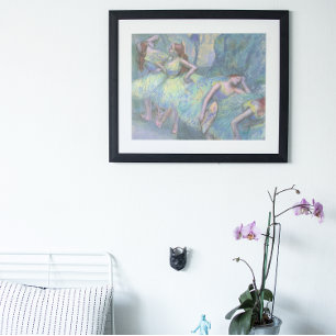 Balletttänzerinnen in den Kulissen von Edgar Degas Poster