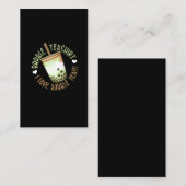 Balletttee-Lover-Boba-Teeservice Visitenkarte (Vorne/Hinten)