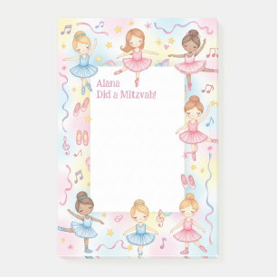 Balletttheater Ballerina Dancer Personalisiert Mit Post-it Klebezettel