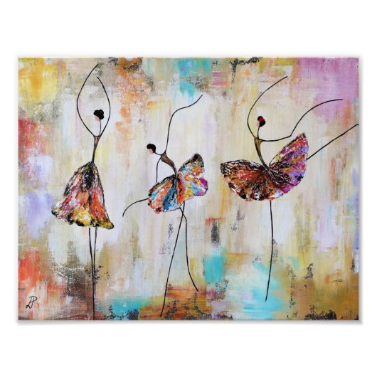 Balletttrio Fotodruck (Vorne)