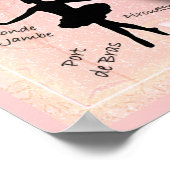 Ballettübungen Poster (Ecke)