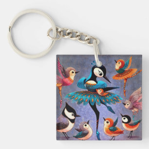 Ballettvögel Schlüsselanhänger