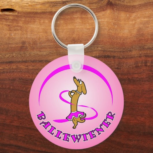 Ballewiener Dackel Schlüsselanhänger (Vorderseite)