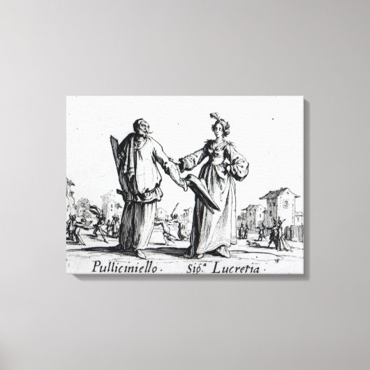 Balli de Sfessania, c.1622 2 Leinwanddruck (Vorderseite)