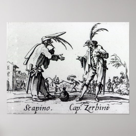 Balli de Sfessania, c.1622 2 Poster (Vorne)