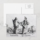 Balli de Sfessania, c.1622 2 Postkarte (Vorne/Hinten)