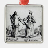 Balli de Sfessania, c.1622 2 Silbernes Ornament (Vorne)