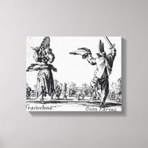 Balli de Sfessania, c.1622 Leinwanddruck