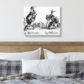 Balli de Sfessania, c.1622 Leinwanddruck (Insitu (Schlafzimmer))