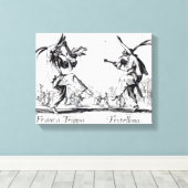 Balli de Sfessania, c.1622 Leinwanddruck (Insitu (Holzboden))