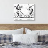 Balli de Sfessania, c.1622 Leinwanddruck (Insitu (Schlafzimmer))