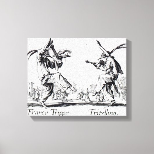 Balli de Sfessania, c.1622 Leinwanddruck (Vorderseite)