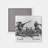 Balli de Sfessania, c.1622 Magnet (Vorderseite/Rückseite)