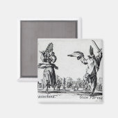 Balli de Sfessania, c.1622 Magnet (Vorderseite/Rückseite)