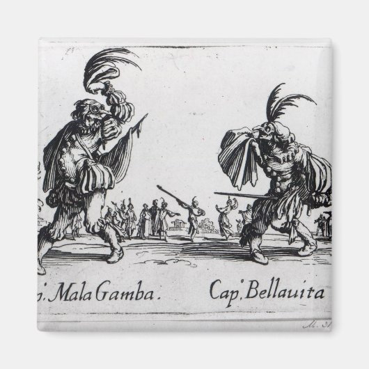 Balli de Sfessania, c.1622 Magnet (Vorne)